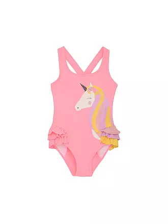 COLOR KIDS | Costume da bagno da bambina con applicazione | rosa